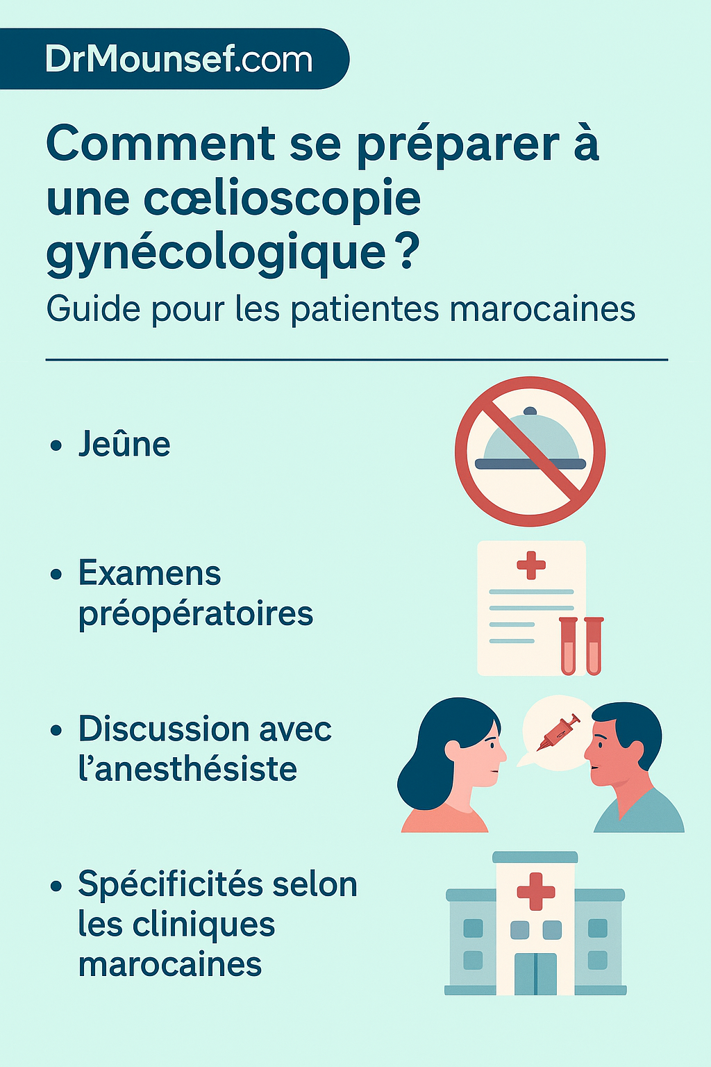 Comment se préparer à une cœlioscopie gynécologique